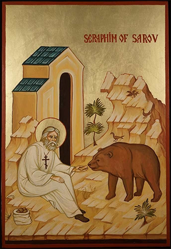 SV.Serafim.Sarovski.i.mechka